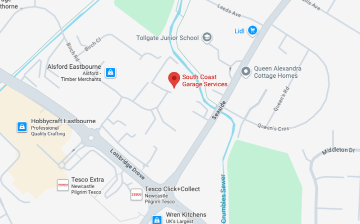 BMW car service Eastbourne Garage location